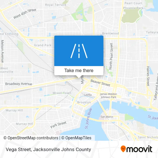 Mapa de Vega Street