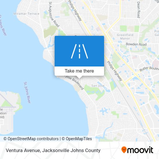 Ventura Avenue map