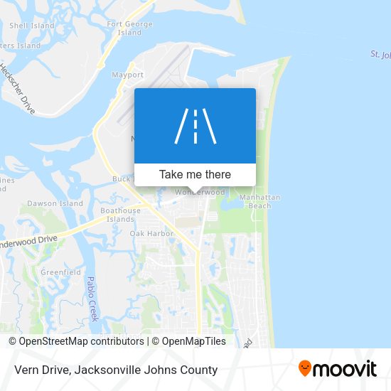 Vern Drive map