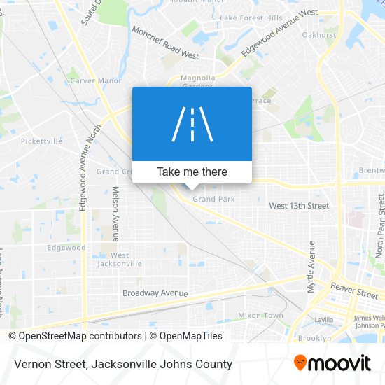 Mapa de Vernon Street