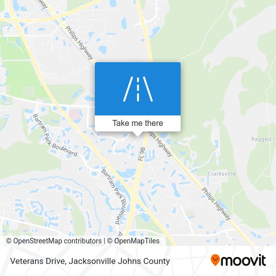 Veterans Drive map