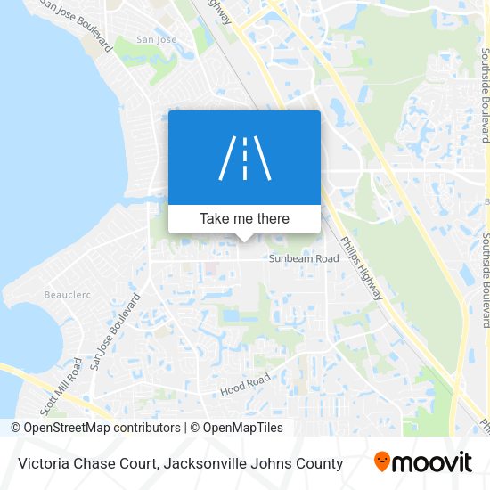 Mapa de Victoria Chase Court
