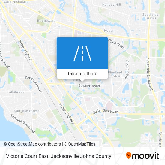 Mapa de Victoria Court East