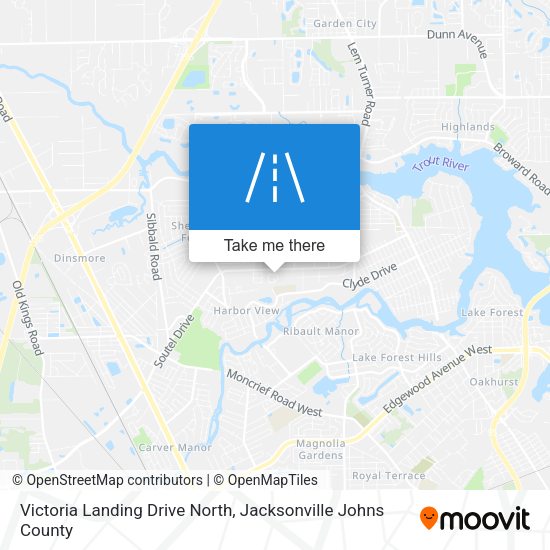Victoria Landing Drive North map