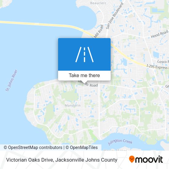Mapa de Victorian Oaks Drive