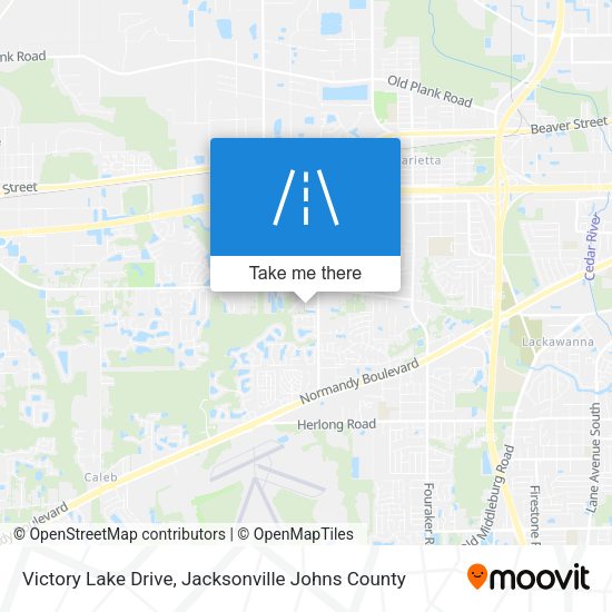 Victory Lake Drive map
