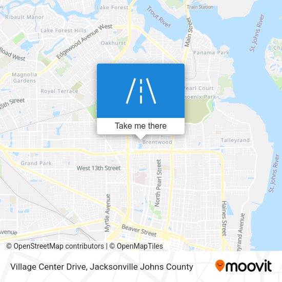 Village Center Drive map