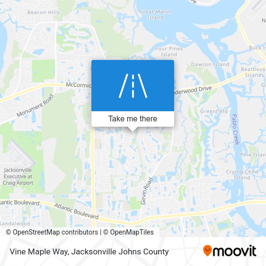 Vine Maple Way map