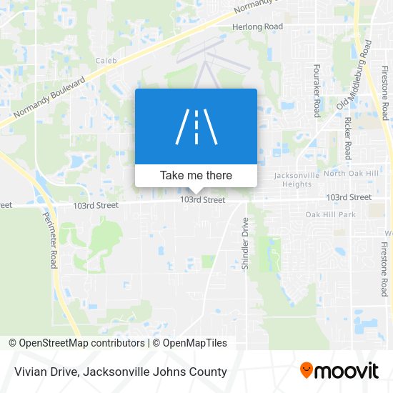 Vivian Drive map
