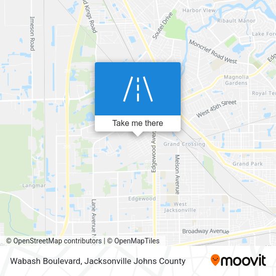Wabash Boulevard map