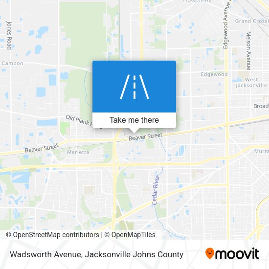 Wadsworth Avenue map
