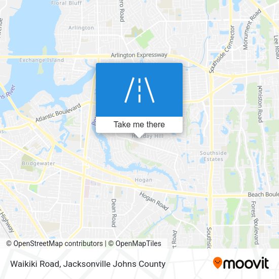 Waikiki Road map