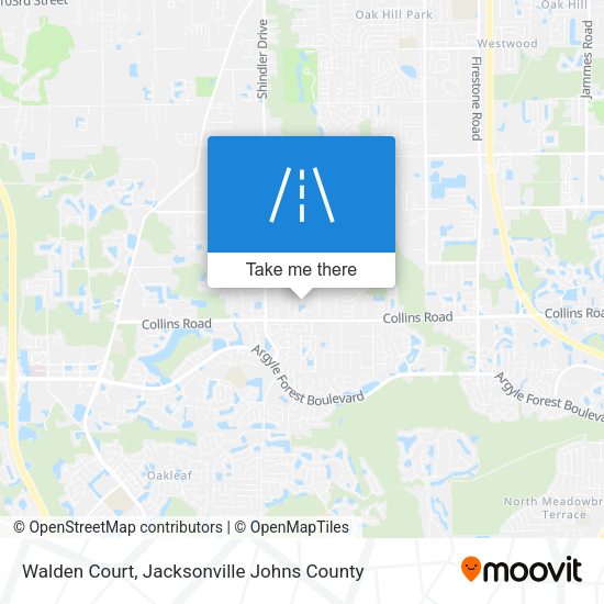 Mapa de Walden Court