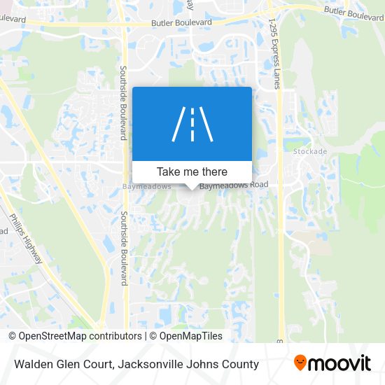 Walden Glen Court map