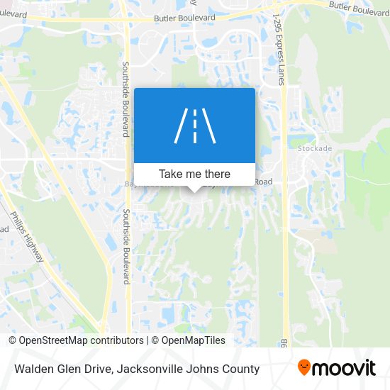 Walden Glen Drive map