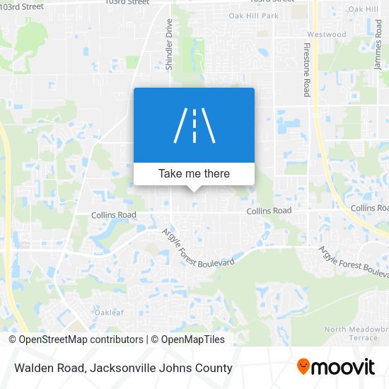 Walden Road map
