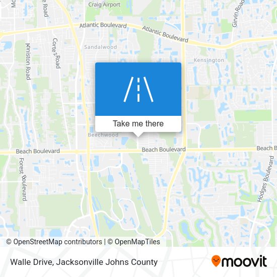 Mapa de Walle Drive