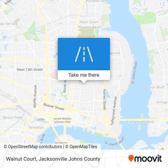 Mapa de Walnut Court