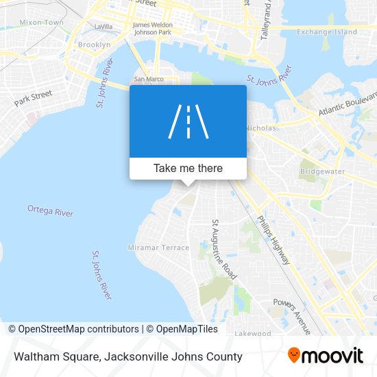 Waltham Square map