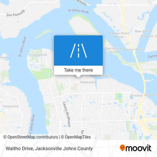 Waltho Drive map