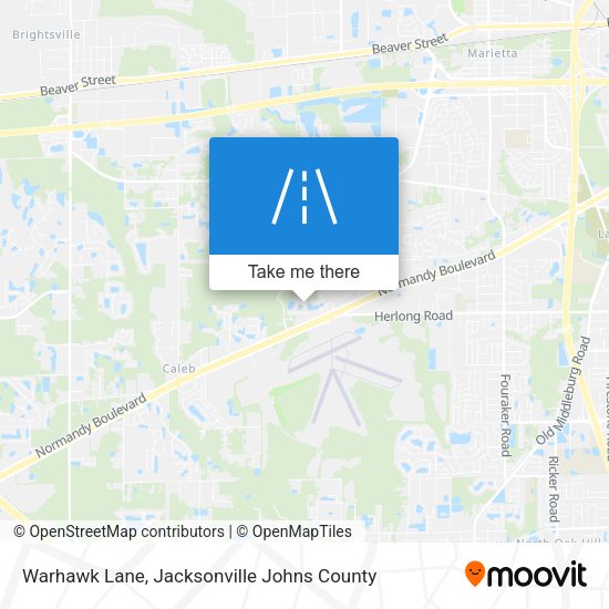 Mapa de Warhawk Lane