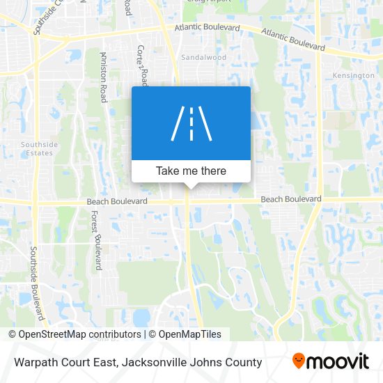 Warpath Court East map