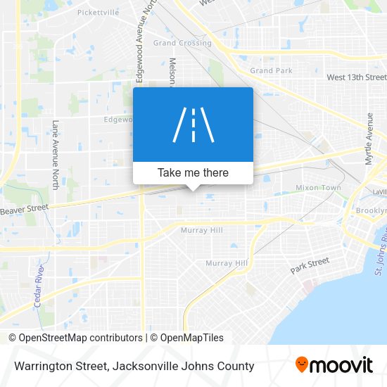 Warrington Street map