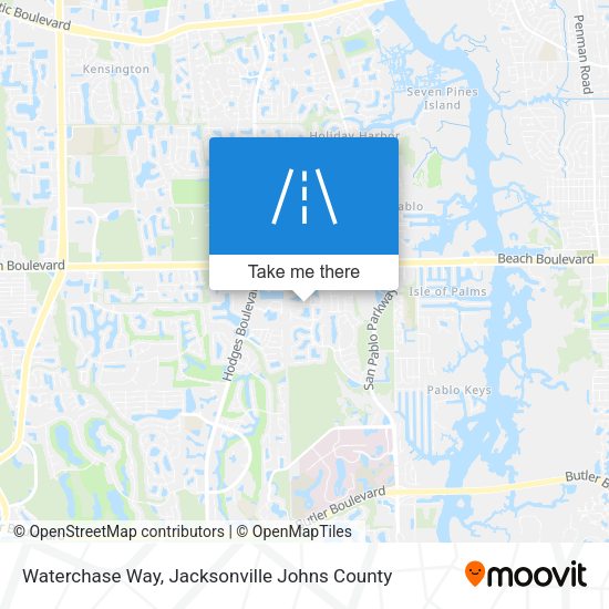 Waterchase Way map