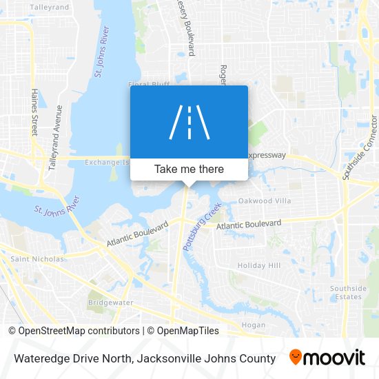 Wateredge Drive North map