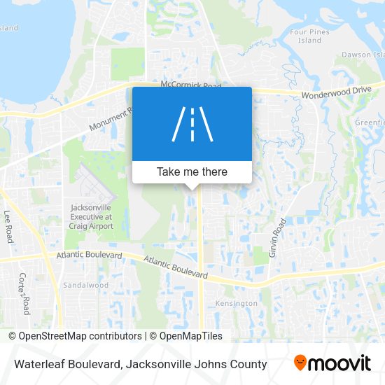 Mapa de Waterleaf Boulevard