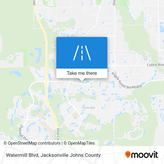 Watermill Blvd map