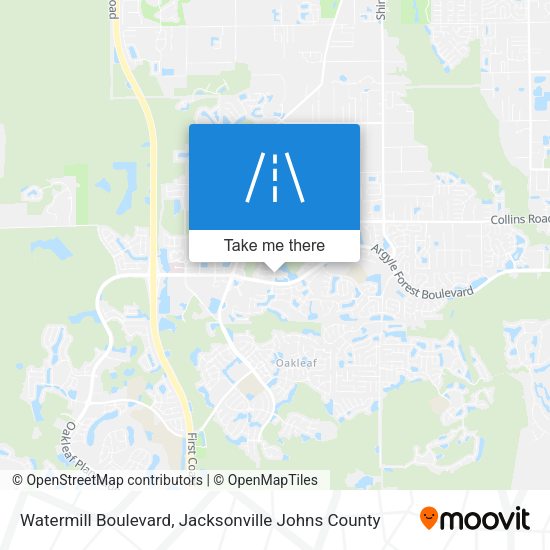Mapa de Watermill Boulevard