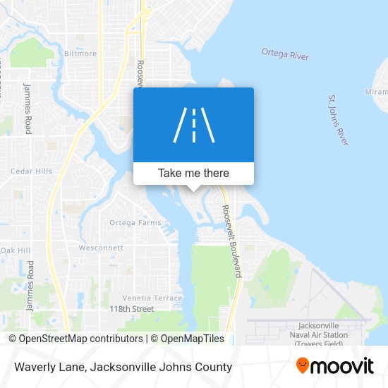 Waverly Lane map