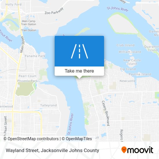 Wayland Street map