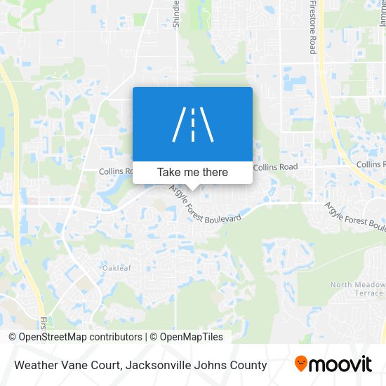 Weather Vane Court map