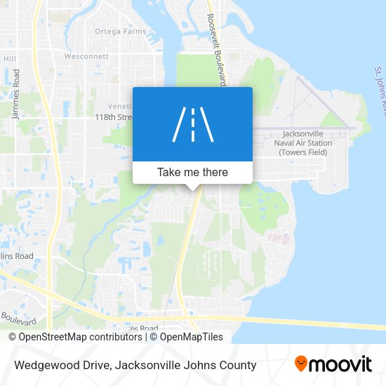 Wedgewood Drive map