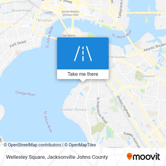 Wellesley Square map
