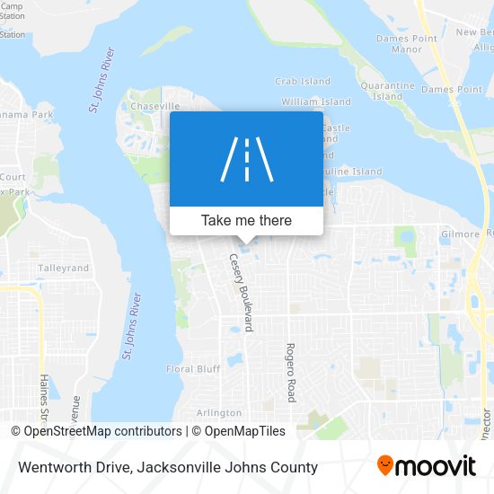 Wentworth Drive map