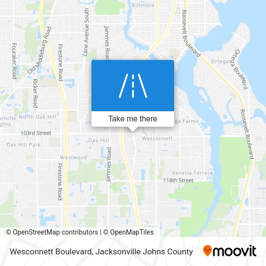 Mapa de Wesconnett Boulevard