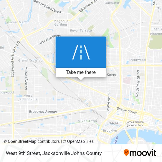 Mapa de West 9th Street