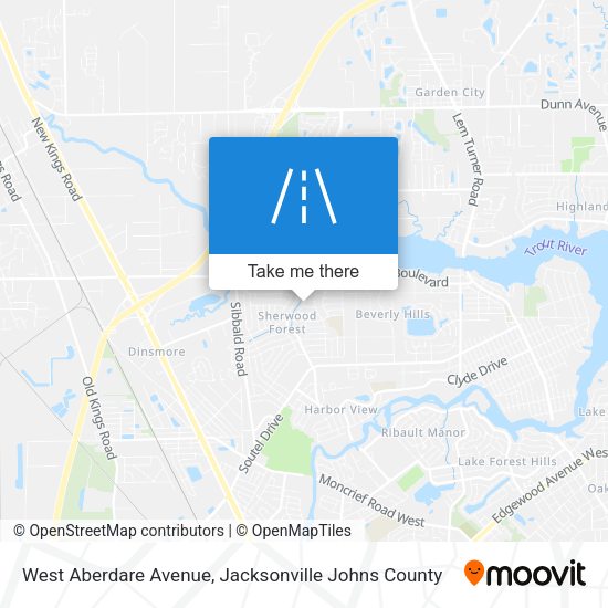 Mapa de West Aberdare Avenue