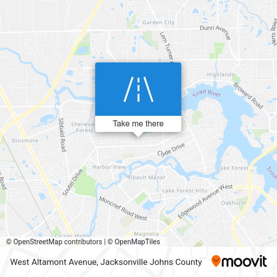 West Altamont Avenue map