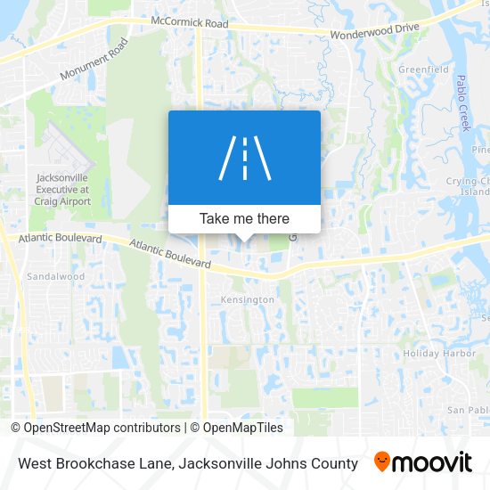 Mapa de West Brookchase Lane