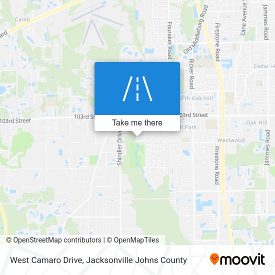 West Camaro Drive map