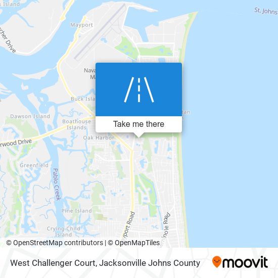 West Challenger Court map