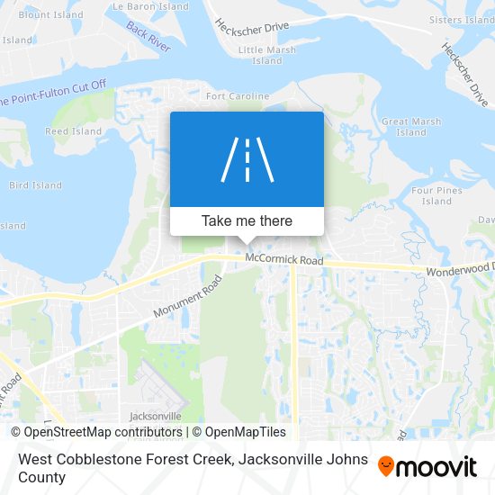 West Cobblestone Forest Creek map