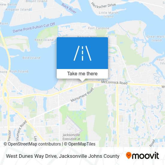 Mapa de West Dunes Way Drive