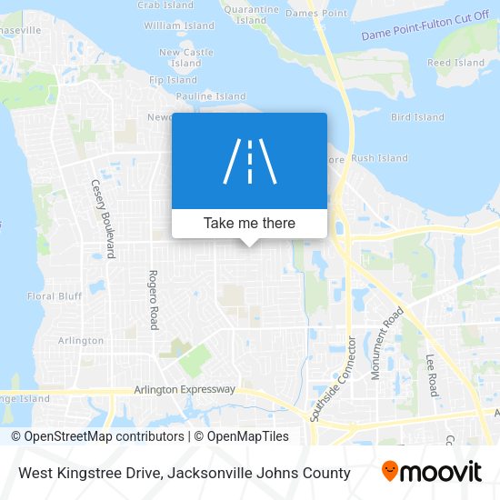 West Kingstree Drive map