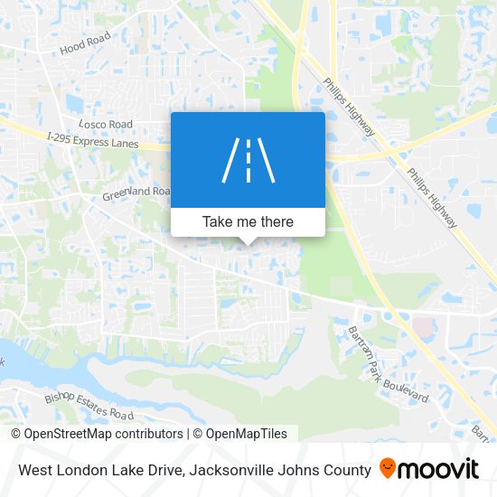 Mapa de West London Lake Drive
