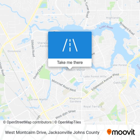 Mapa de West Montcalm Drive